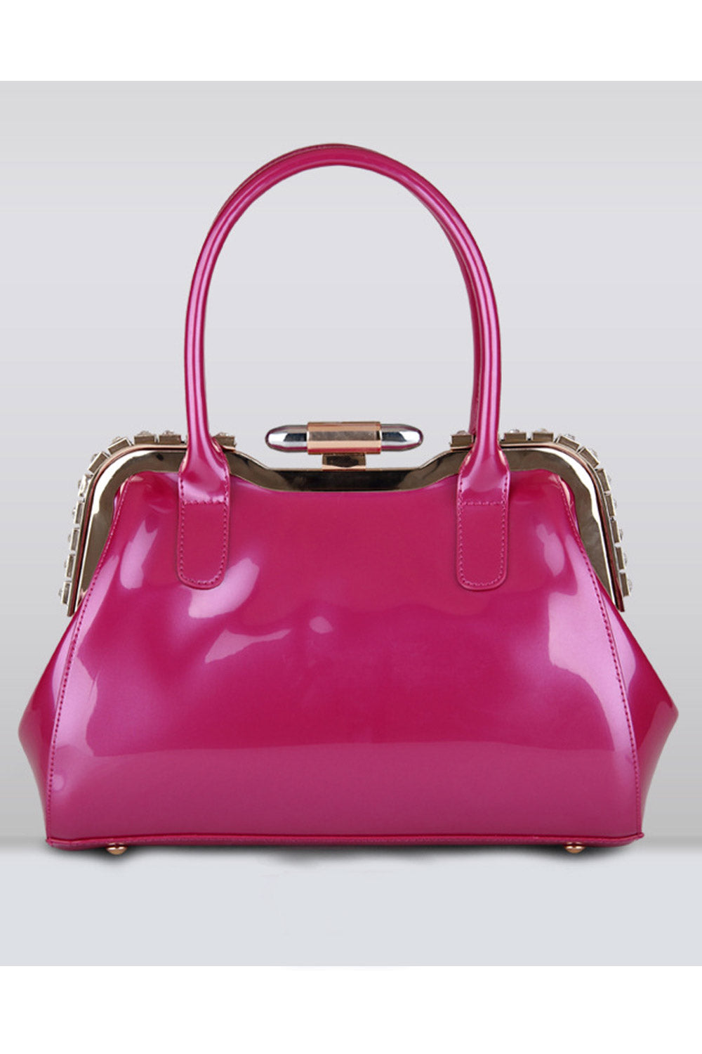 Women Vertical  Square Solid Colored Handbag