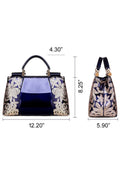 Womebn Sequin Decorated Zipper Handbag