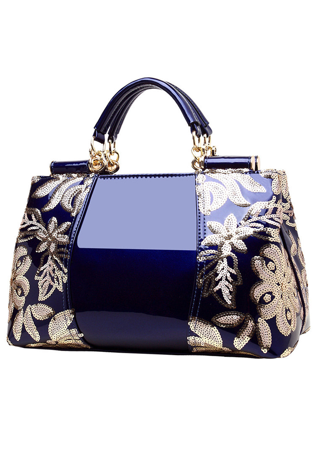 Womebn Sequin Decorated Zipper Handbag
