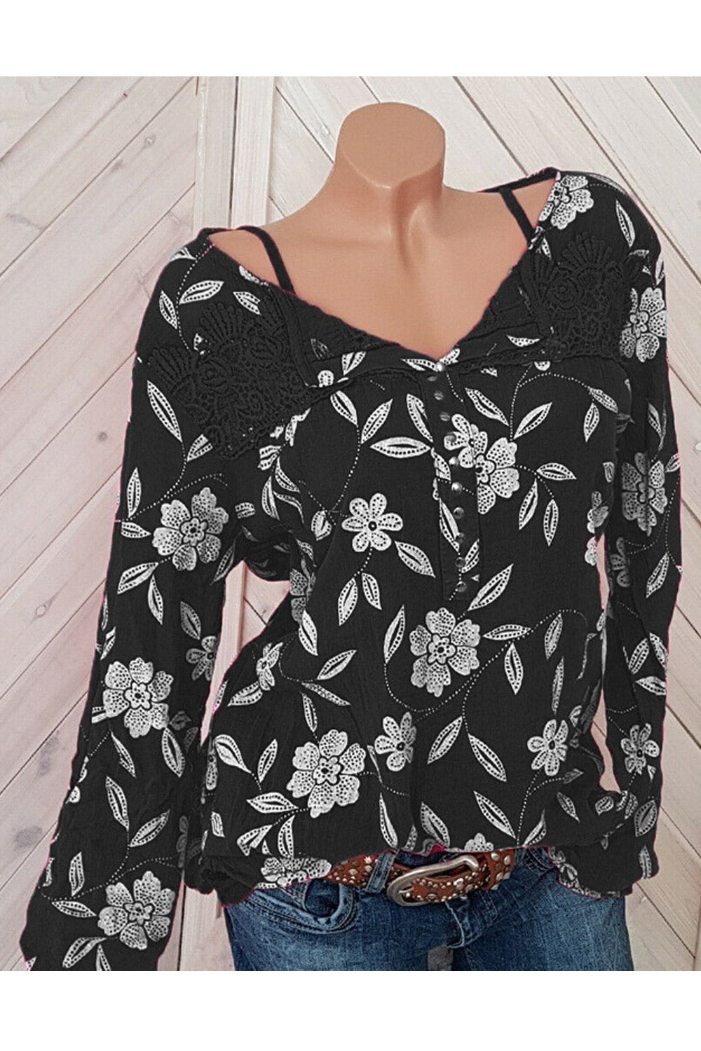 Women Strap Flower Printed Summer Casual Top