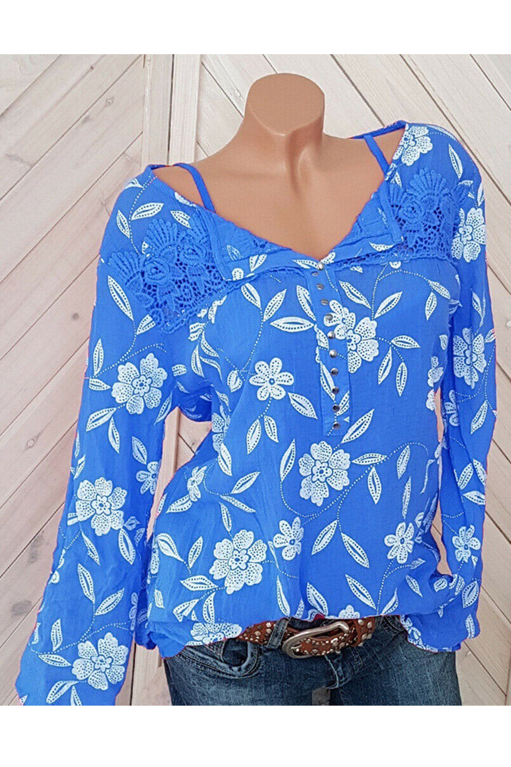 Women Strap Flower Printed Summer Casual Top