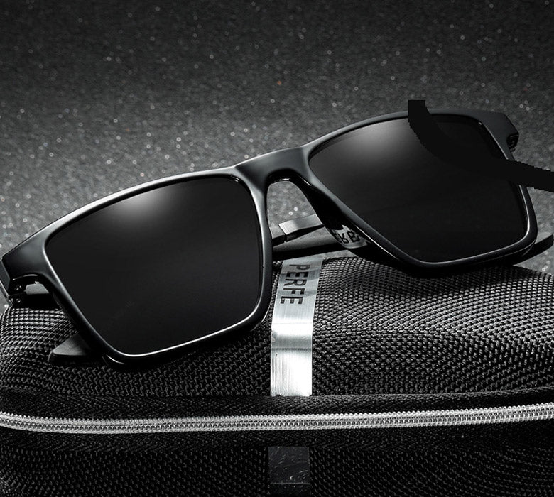 Men Square Shape Driving Oudoor Sunglass