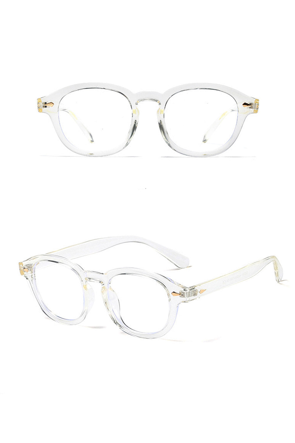 Men Flat Mirror Round Shape Casual Sunglass