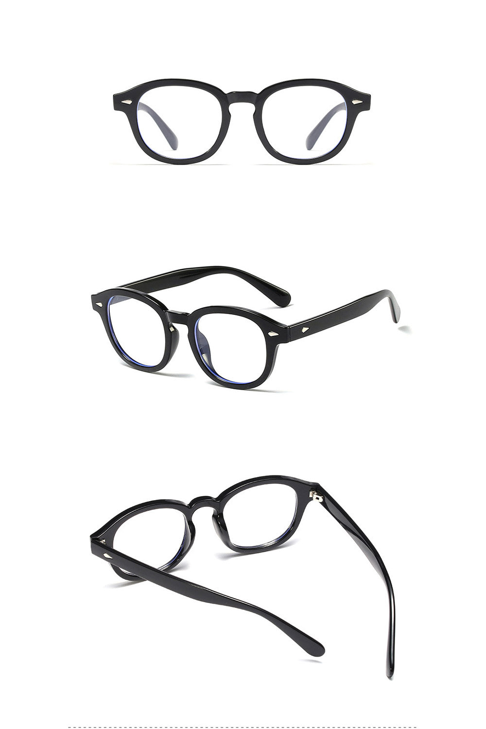 Men Flat Mirror Round Shape Casual Sunglass