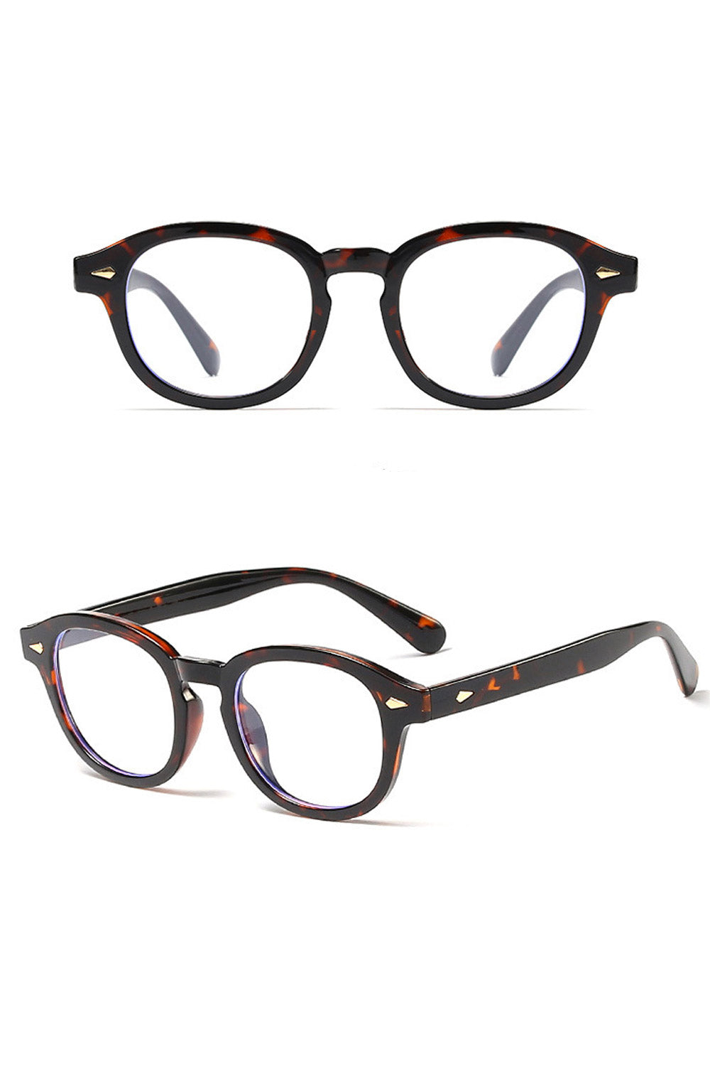 Men Flat Mirror Round Shape Casual Sunglass