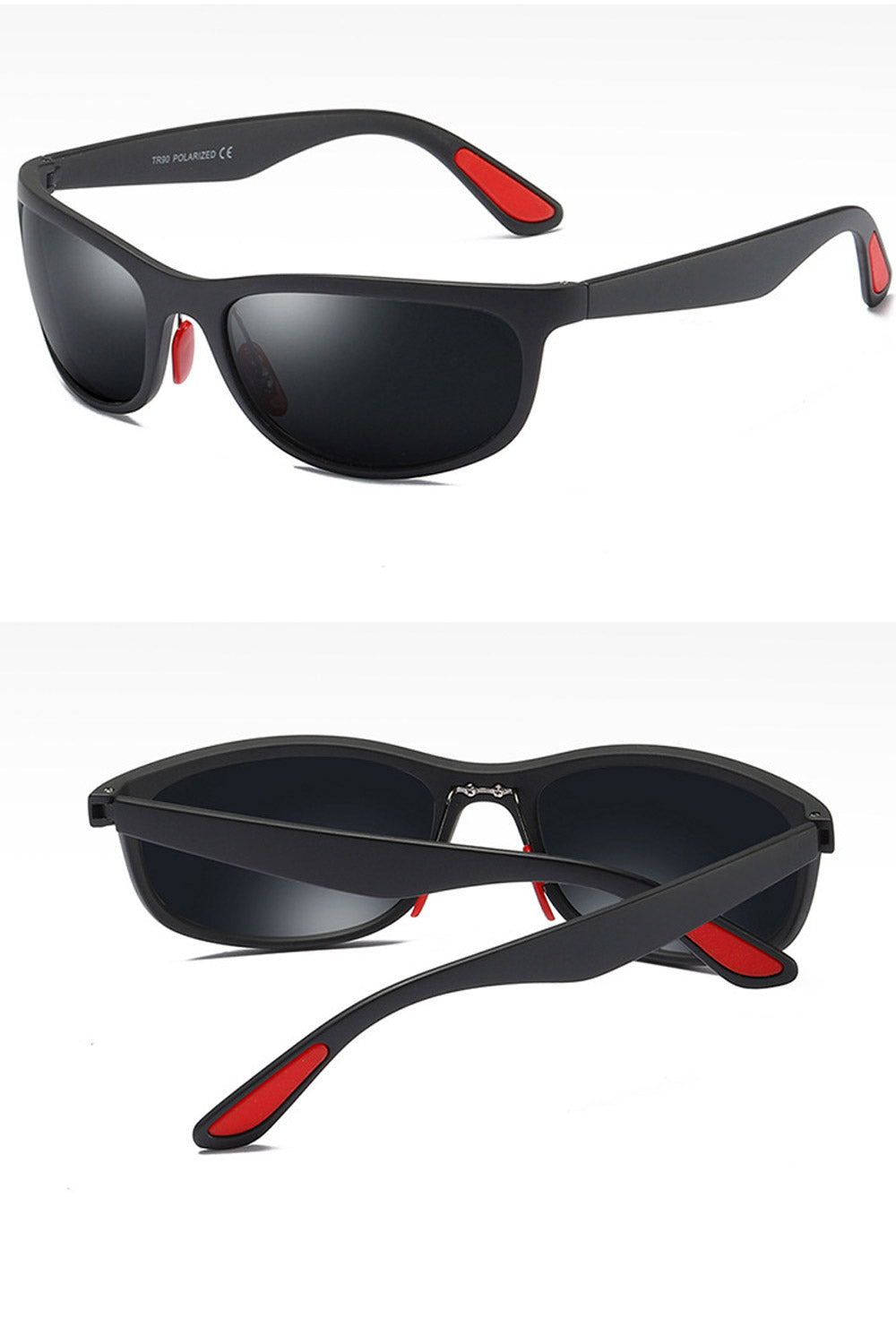 Men Rectangle Anti UV Polarized Sunglass