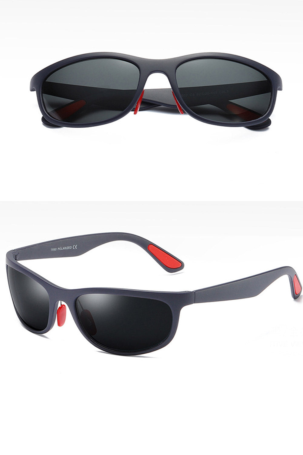 Men Rectangle Anti UV Polarized Sunglass