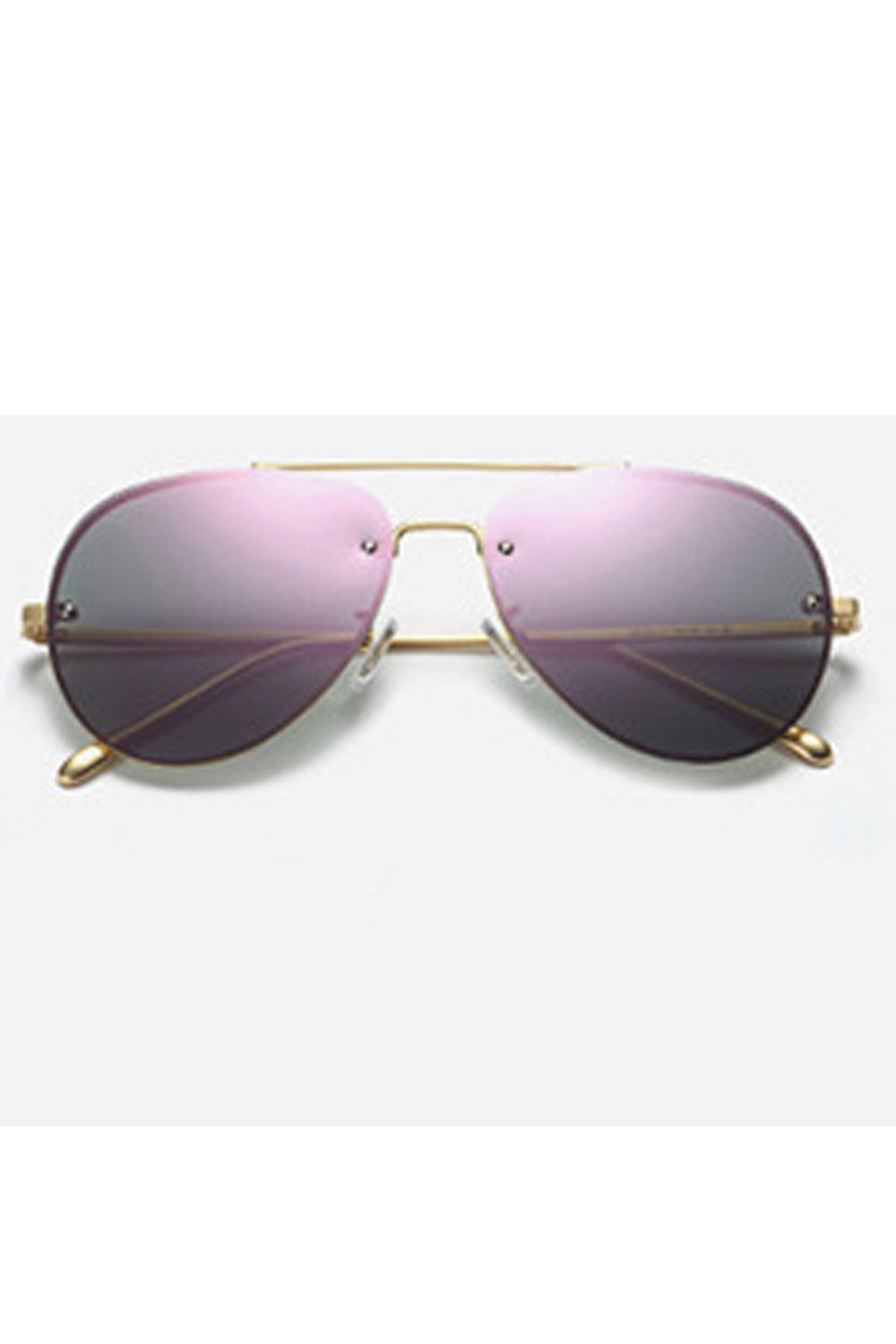Men Colorfull Mirror Rimless Classic Sunglass