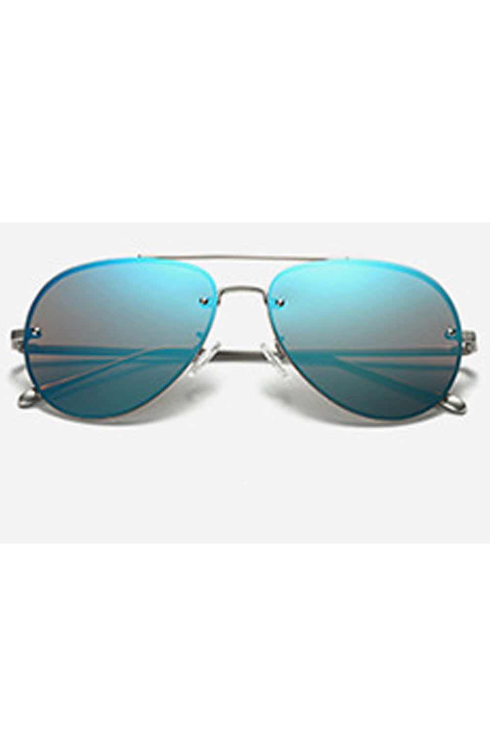 Men Colorfull Mirror Rimless Classic Sunglass