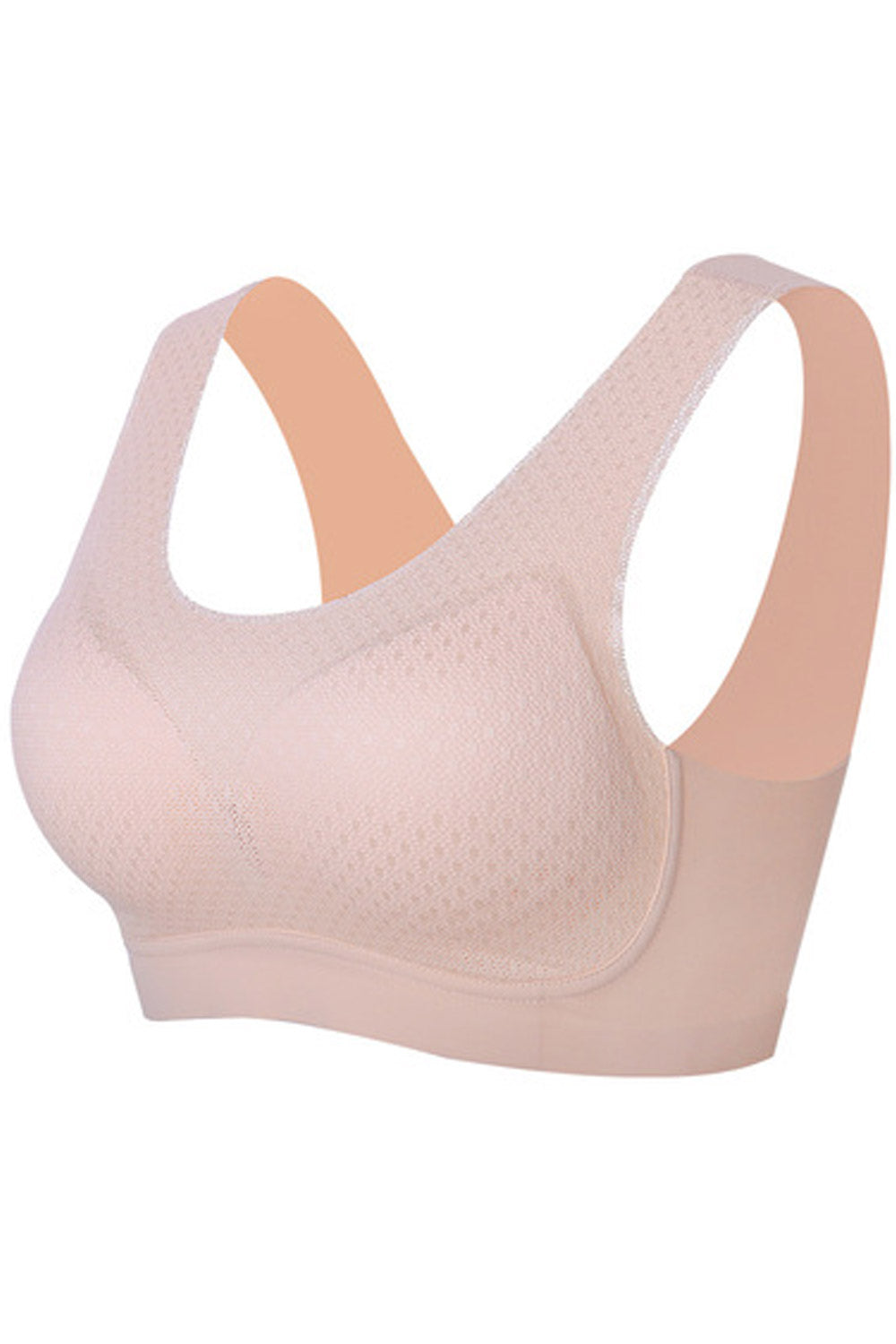 Women Elegant Full Cup Summer Thin Breathable Front Closure Bra