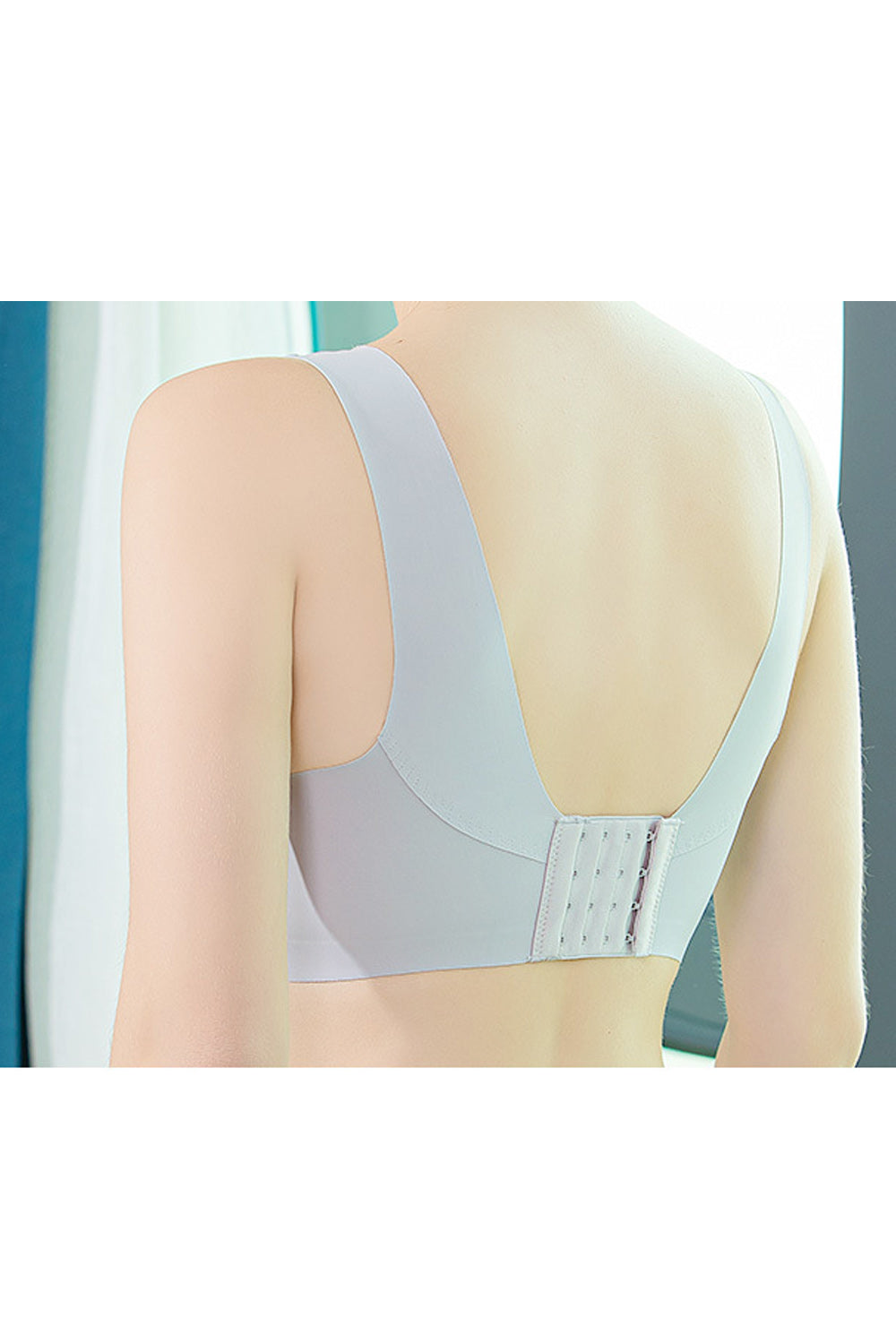 Women Elegant Full Cup Summer Thin Breathable Front Closure Bra