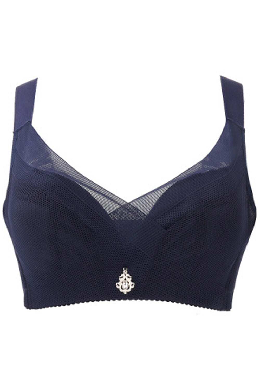 Women Ventilated Solid Colored Soft Smooth Minimizer Bra