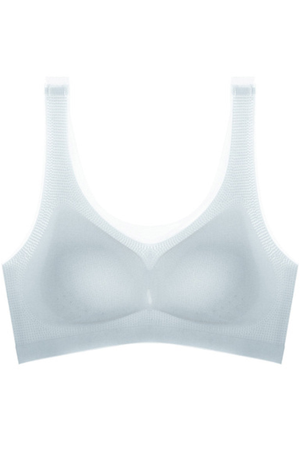 Women Full Cup Comfortable Thin Solid Colored Sheer Bra