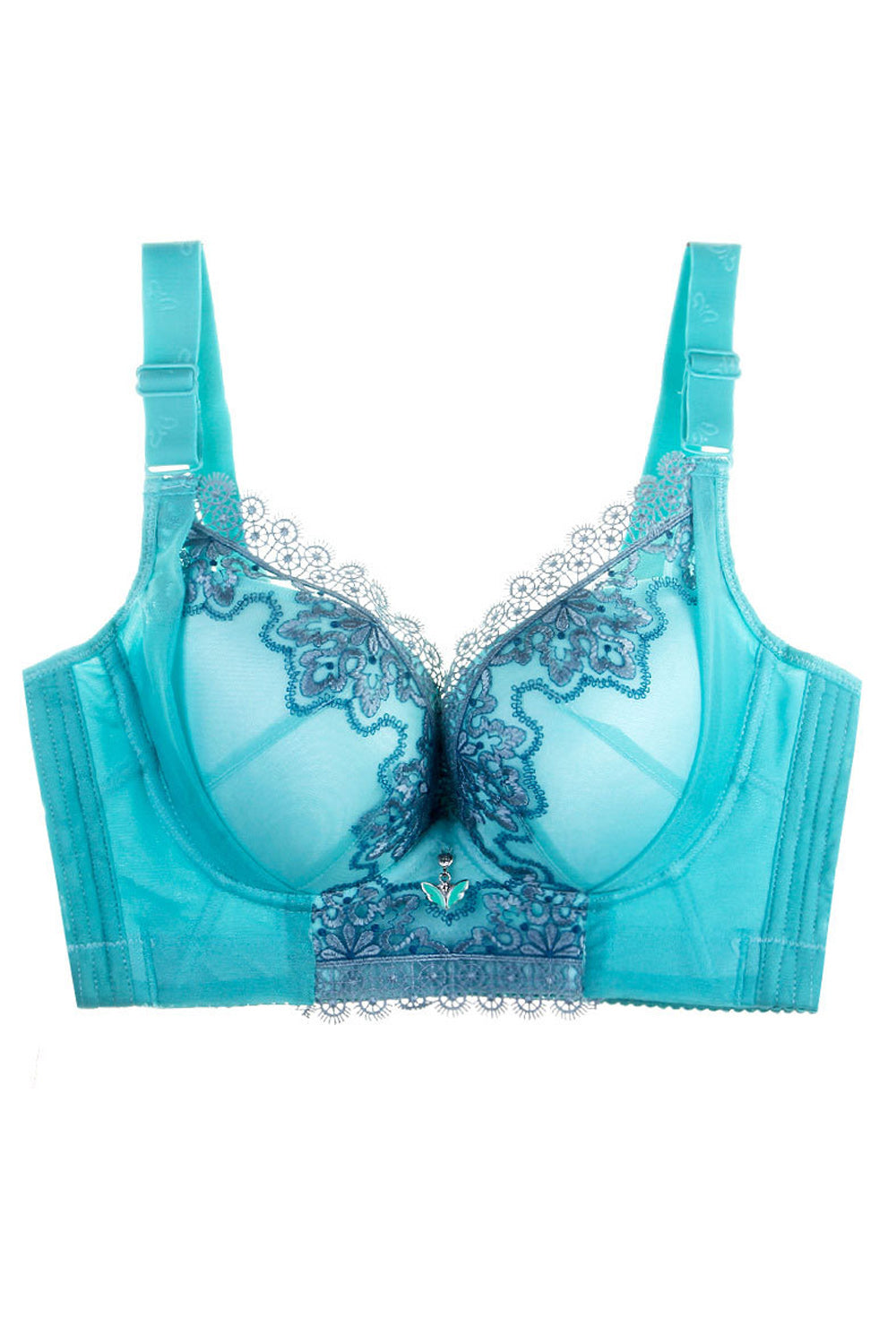 Women Comfortable Adjustable Strap Lace Up Soft Padded Bra