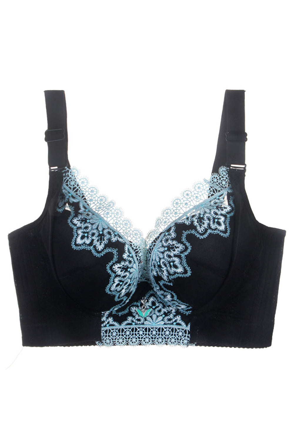 Women Comfortable Adjustable Strap Lace Up Soft Padded Bra