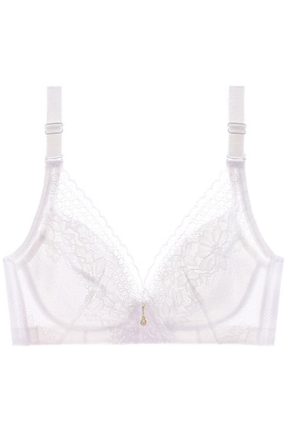 Women Elegant Solid Colored Lace Up Beautiful Padded Bra
