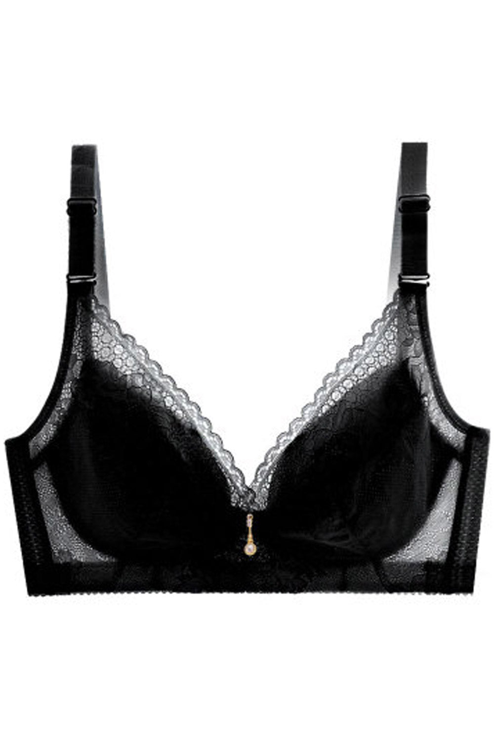 Women Elegant Solid Colored Lace Up Beautiful Padded Bra
