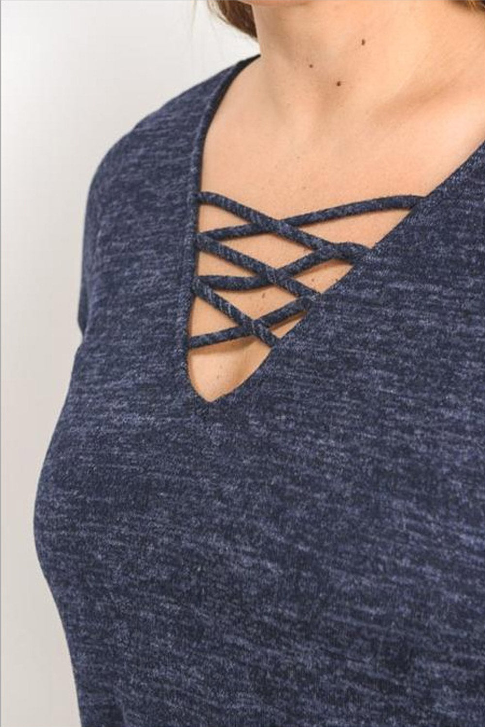 Women Loose Short Sleeve Flexible Strap Top