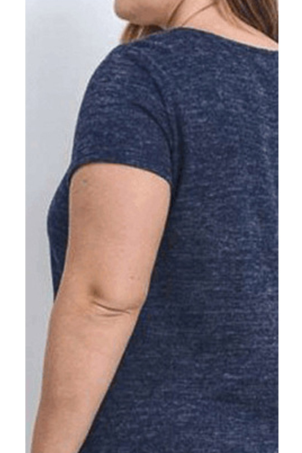 Women Loose Short Sleeve Flexible Strap Top