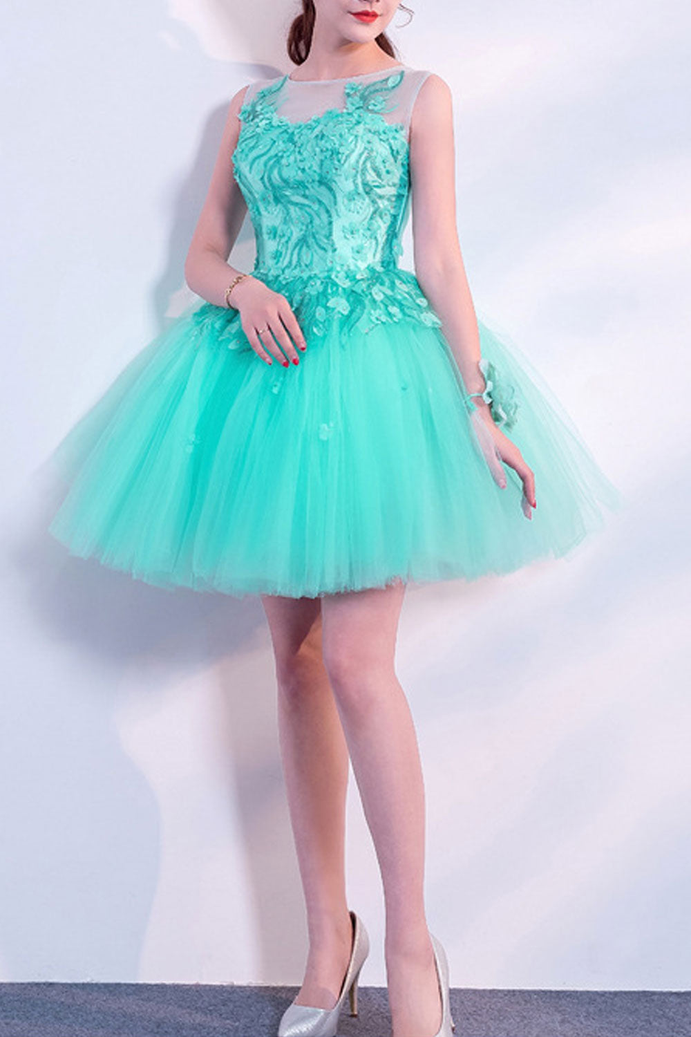 Women Above Knee Cocktail Prom Party Dress