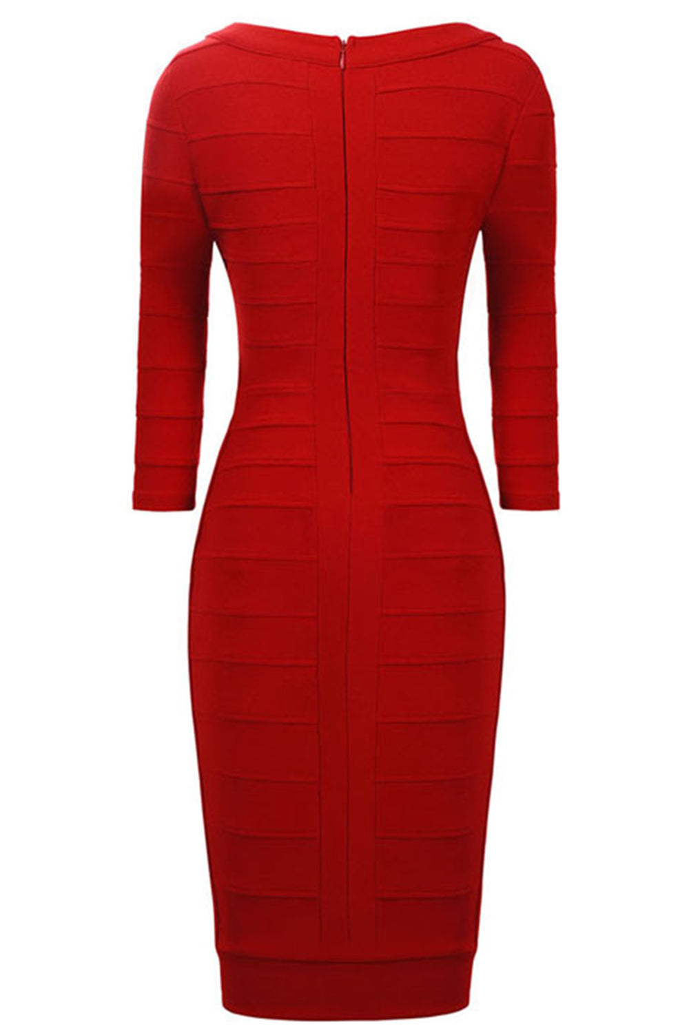 Women Fit Bodycon Hot Square Neck Dress