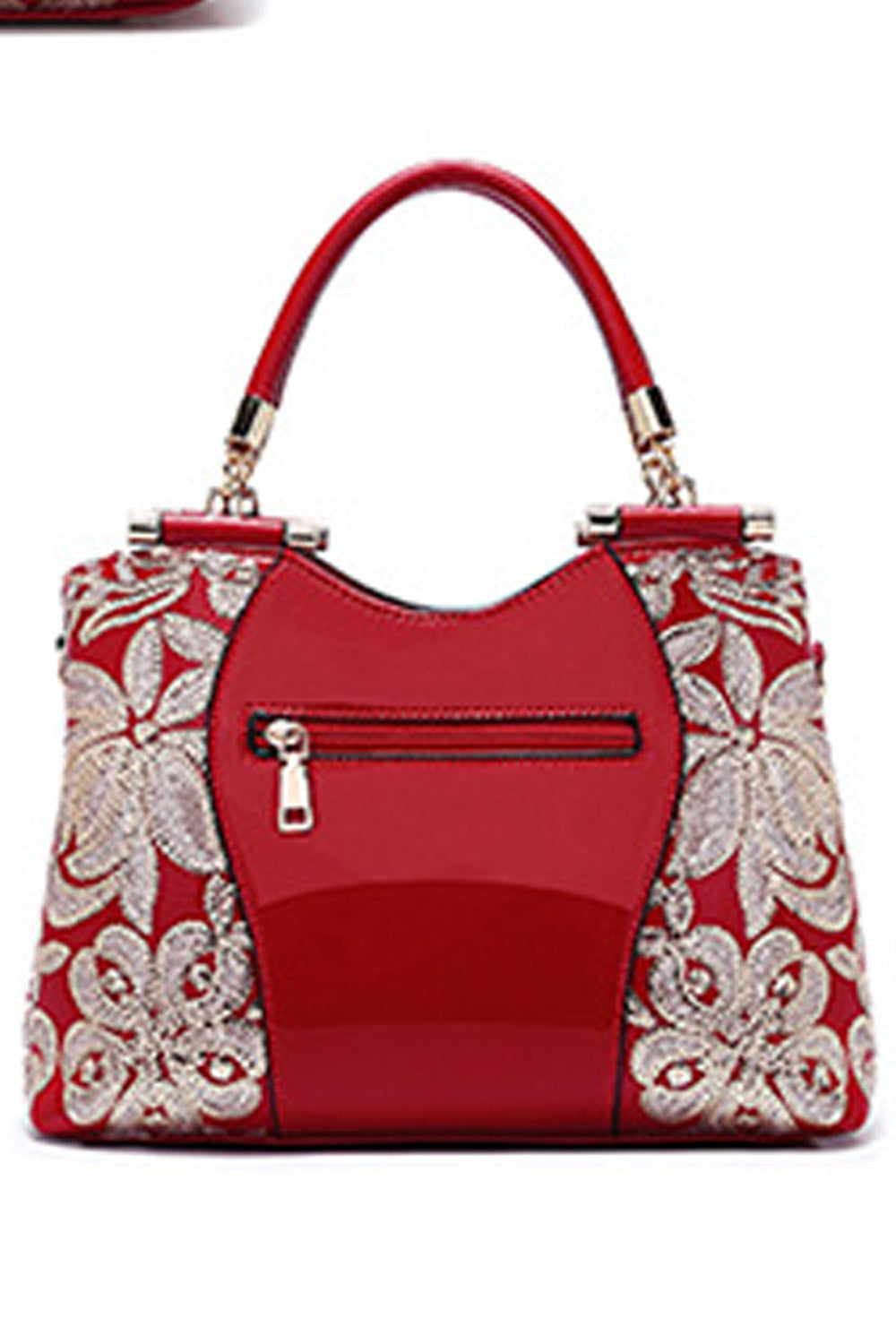 Women Zipper Vertical Square Fashion Handbag