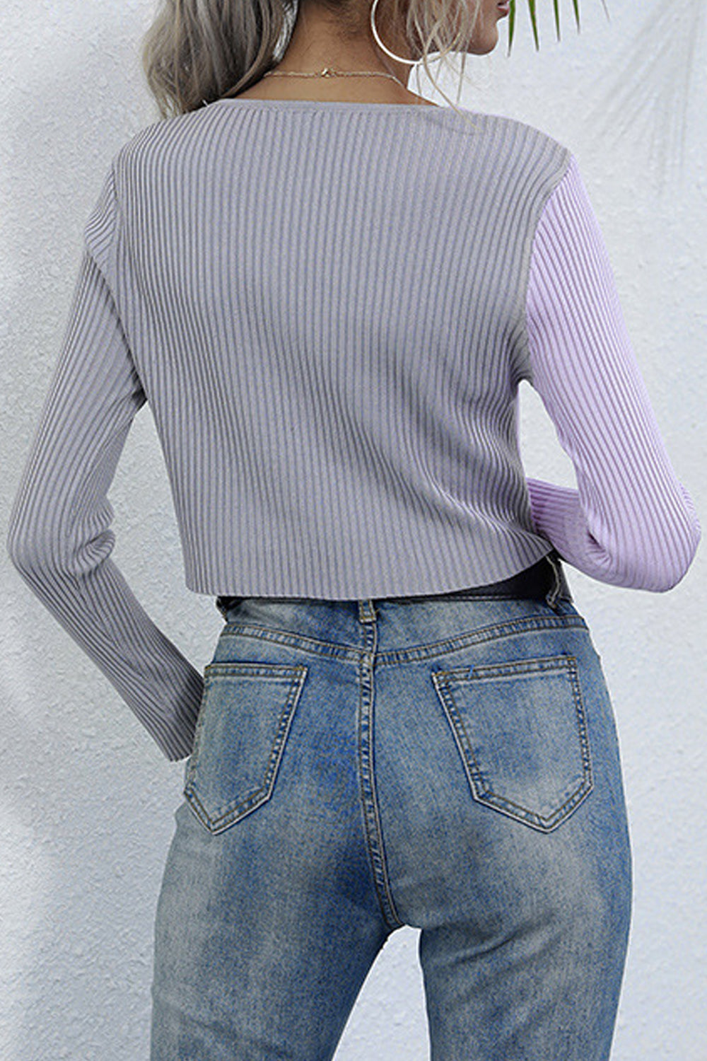 Women Trendy Solid Colored Comfy V-Neck Easy Button Closure Knitted Long Sleeve Winter Cardigan