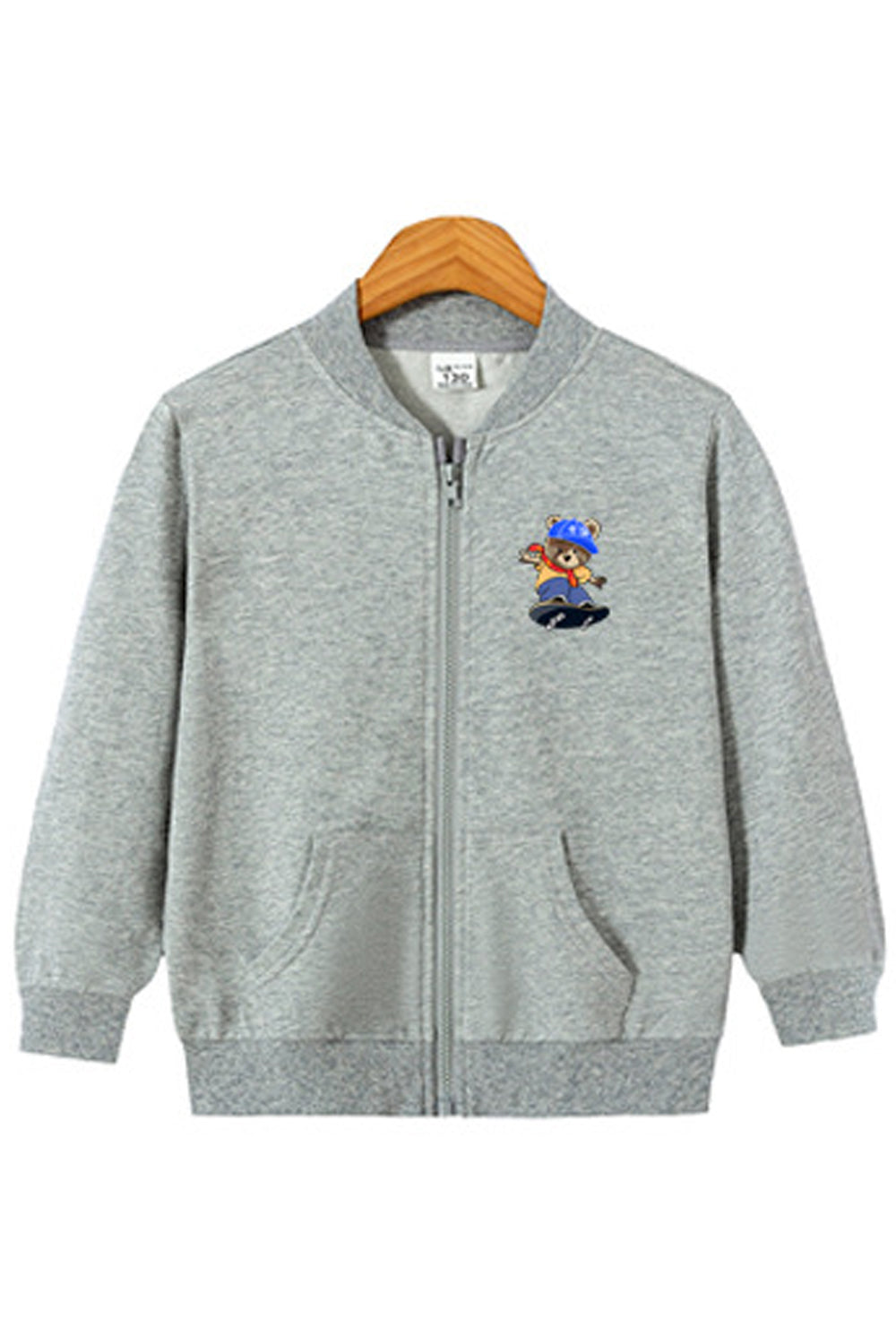 Kids Boys Comfort Providing Long Sleeve Ribbed Hem & Cuff Winter Windbreaker Jacket