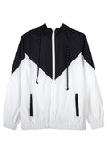 Women Classy Solid Colored Elasticated Long Sleeve Drawstring Collar Neck Warm Casual Jacket