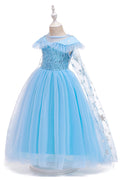 Kid Girl Classy Sequin Decorate Evening Dress