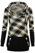 Women Loose Fit Printed Hooded Neck Stylish Hoodie