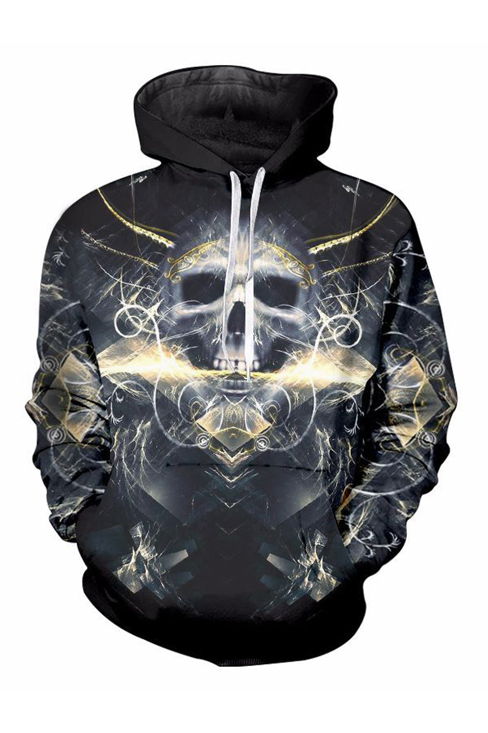 Men Beautiful Zipper Closure Solid Color Hoodie