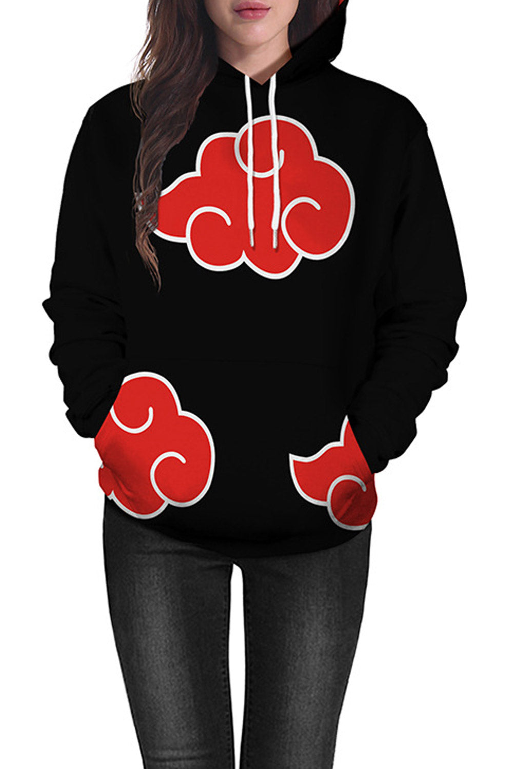 Women Lightweight Warm 3D Print Hoodie