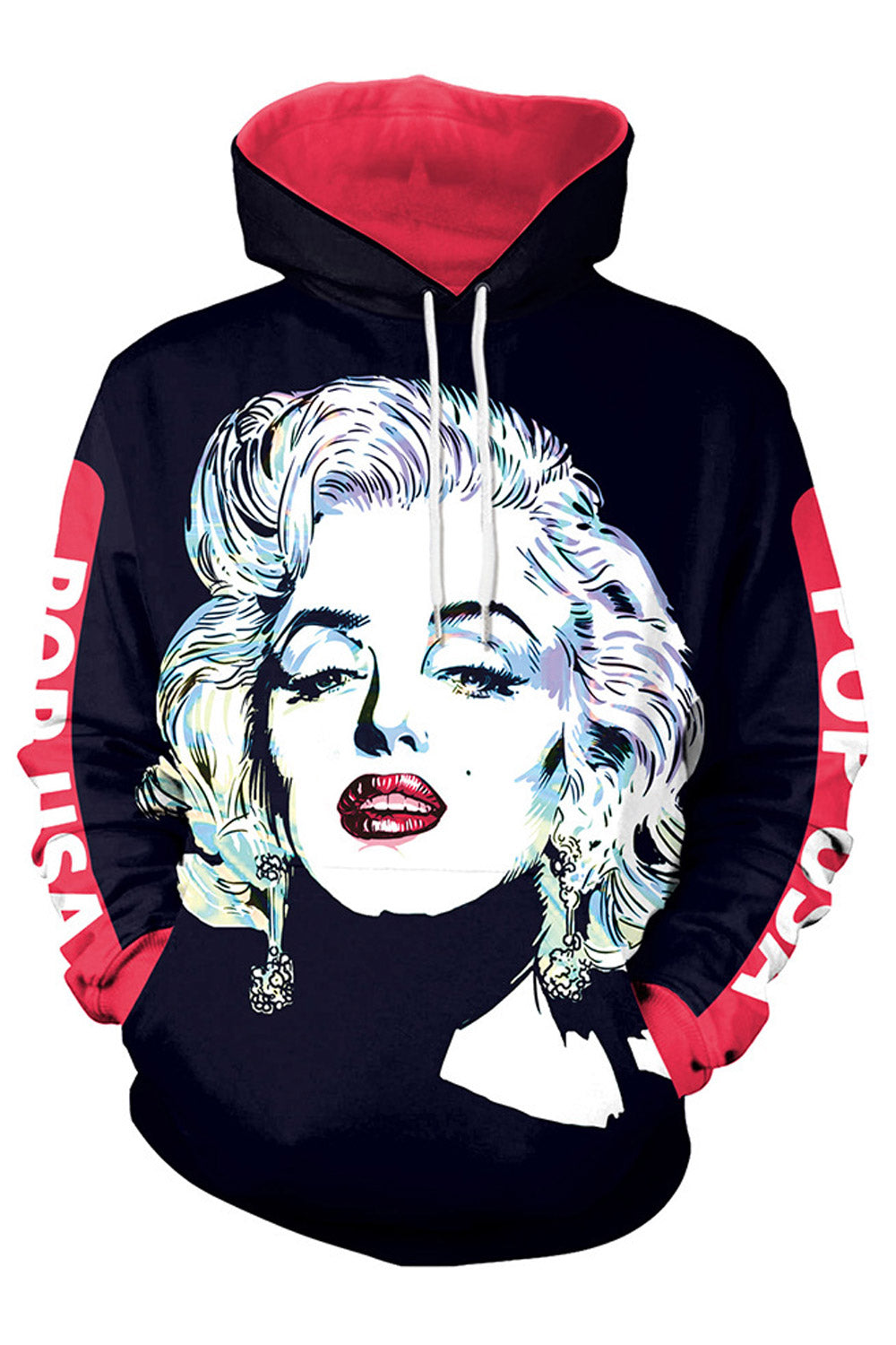 Women Modern 3D Print Wrm & Comfortable Hoodie