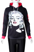 Women Modern 3D Print Wrm & Comfortable Hoodie