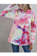 Women Thick Long Sleeve Outstanding Gradient Pattern Restful Warm Pullover Casual Hoodie