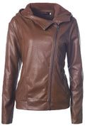 Women Superb Classy Style Zipper Closure Comfy Side Pockets Warm Leather Jacket