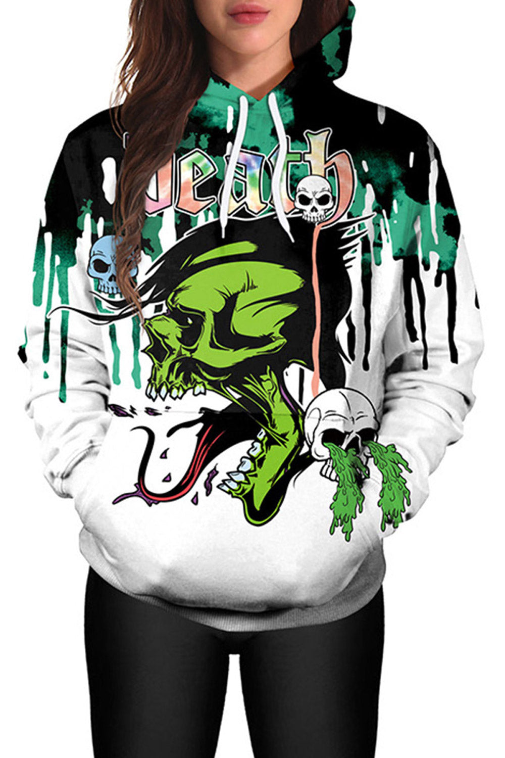 Women Simple Style Halloween Hoodie