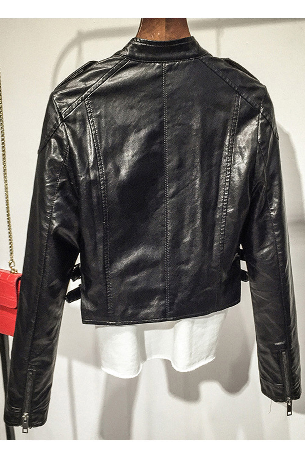 Women Stylish Long Sleeve Crop Length Jacket