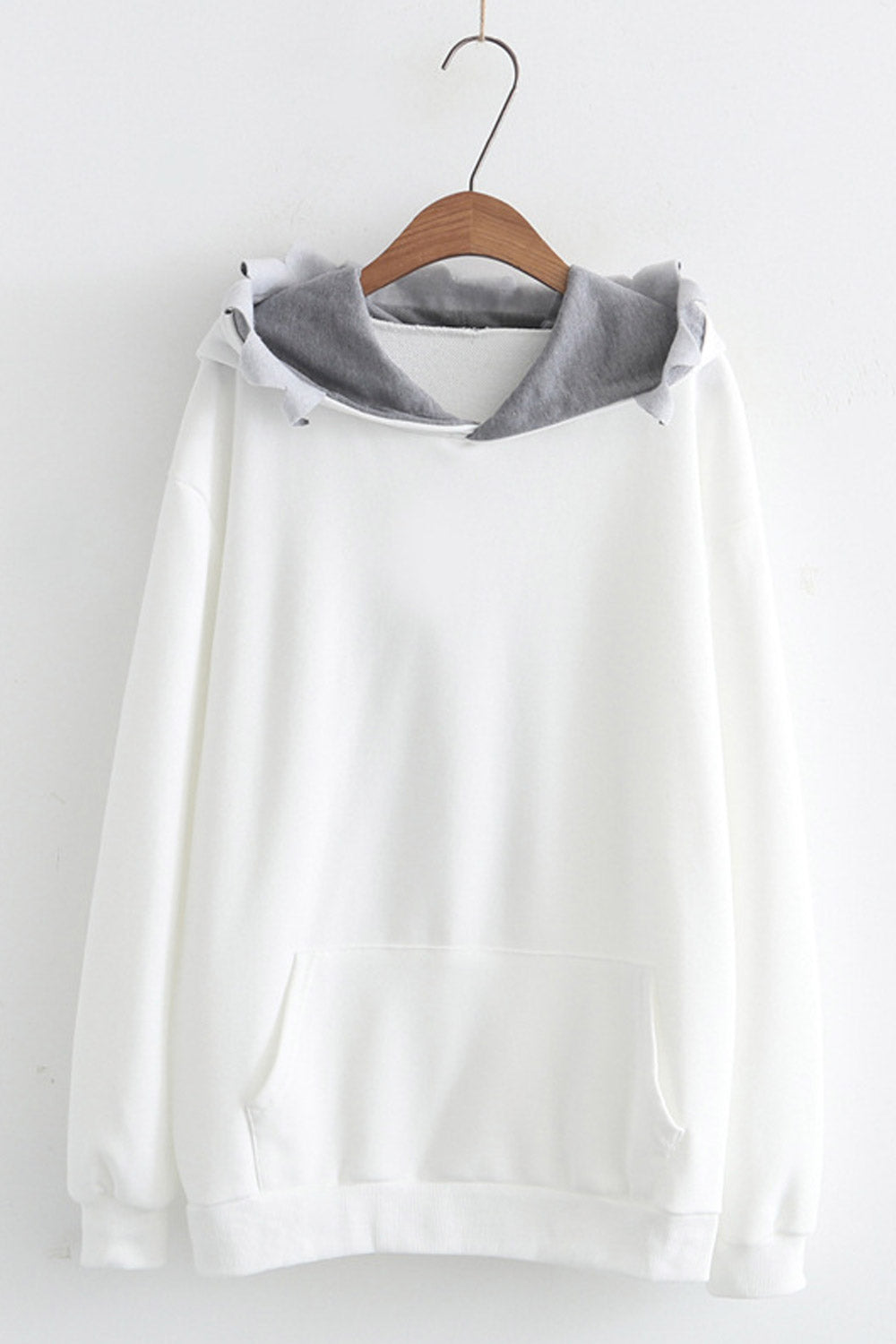 Women Charming Cartoon Embroiderd Hoodie