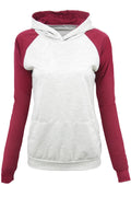 Women Beautiful Contrast Color Casual Hoodie
