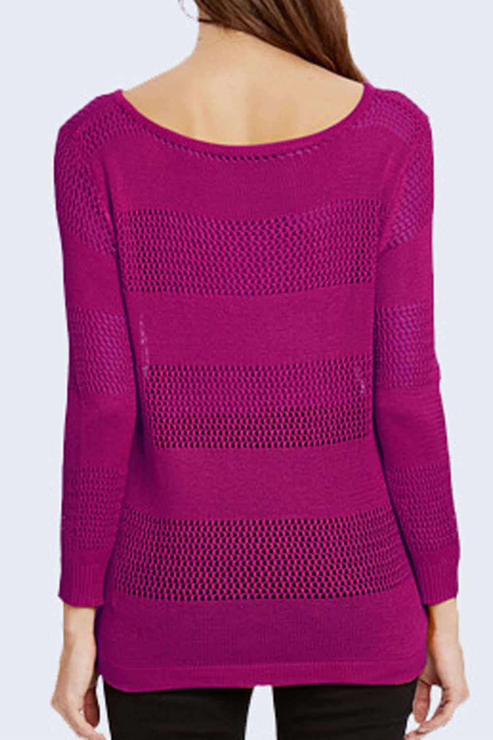 Women Classy Round Neck Slim Sweater
