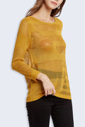 Women Classy Round Neck Slim Sweater