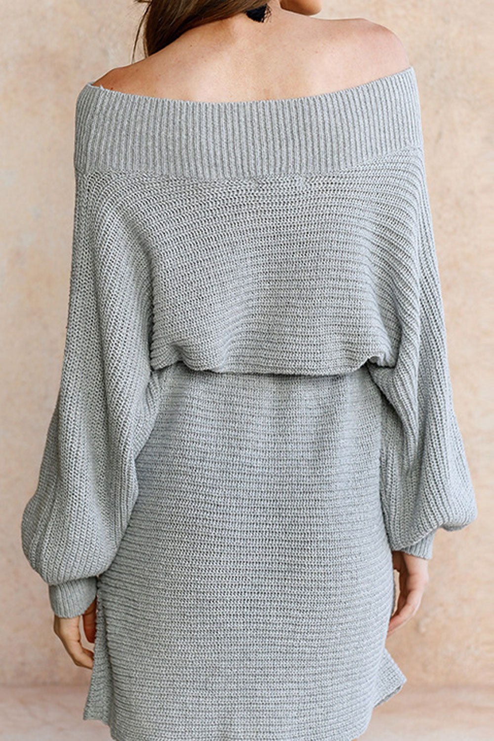 Women Fetching Strapless Warm Sweater