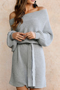 Women Fetching Strapless Warm Sweater