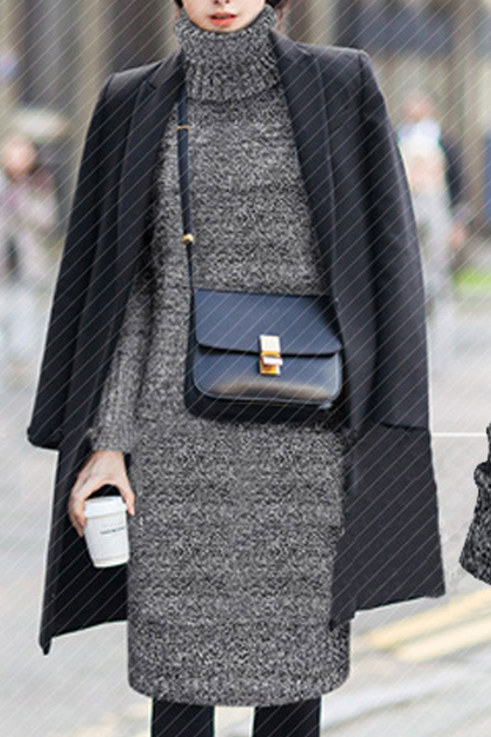 Women Winter High Collar Thick & Warm Sweater