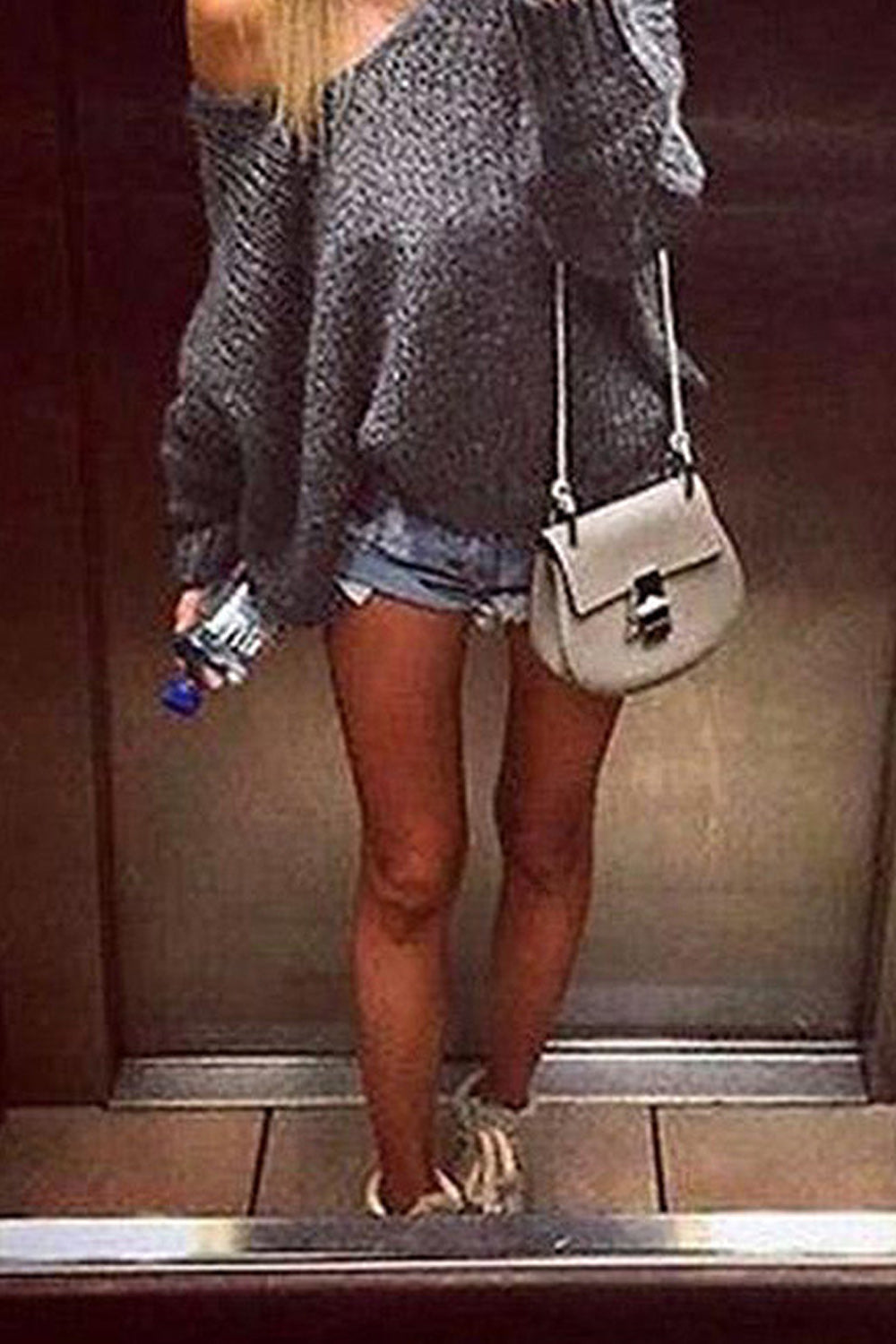 Women loose Warm & Thick Solid Color Sweater