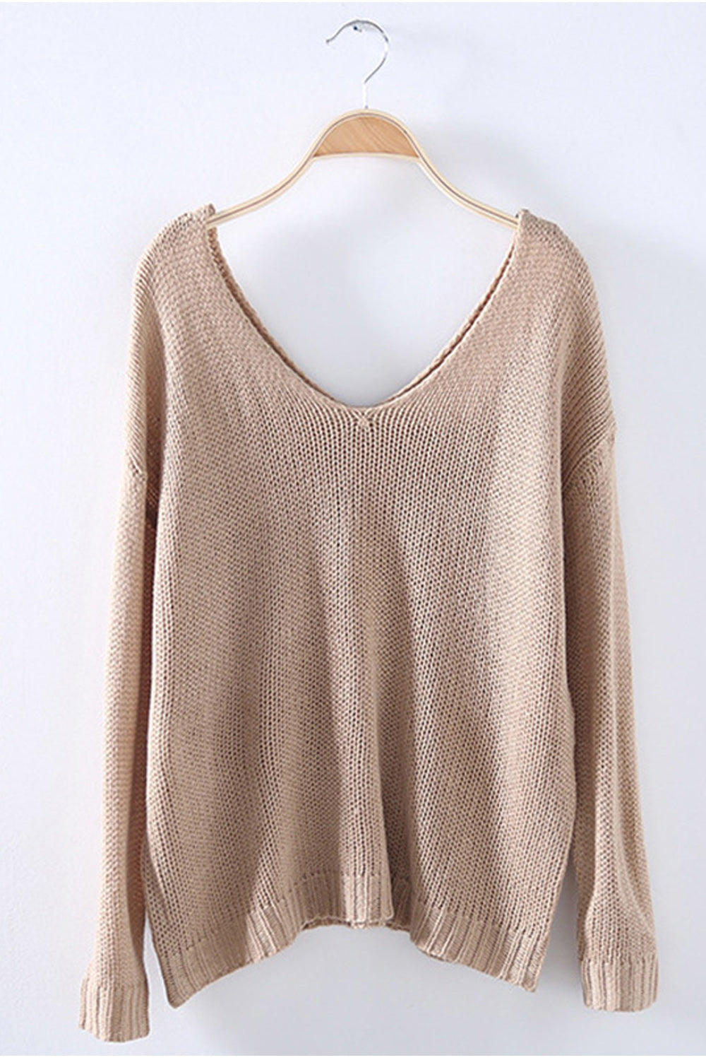 Women loose Warm & Thick Solid Color Sweater