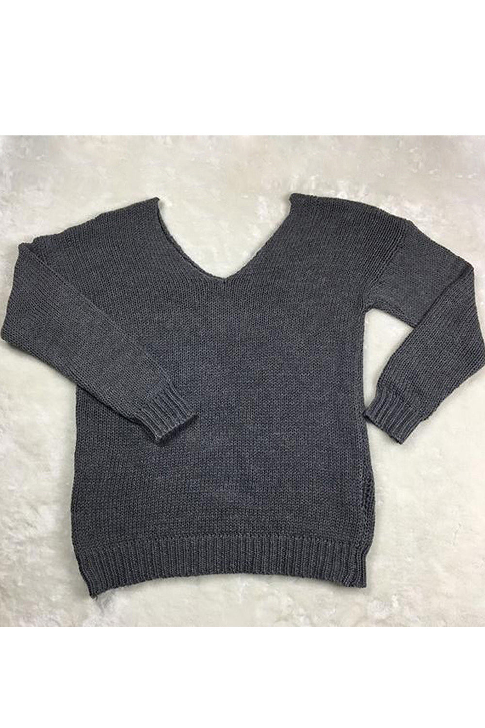 Women loose Warm & Thick Solid Color Sweater