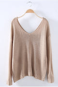 Women loose Warm & Thick Solid Color Sweater